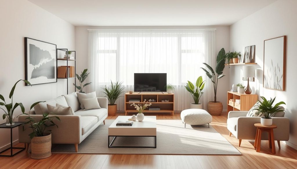 decluttering tips for a minimalist living room