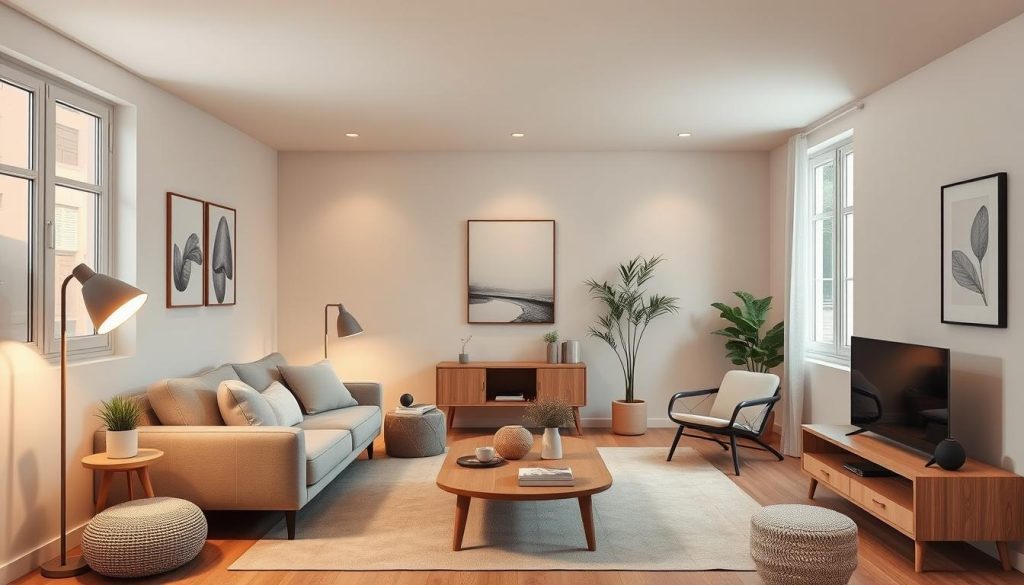 minimalist living room color palette