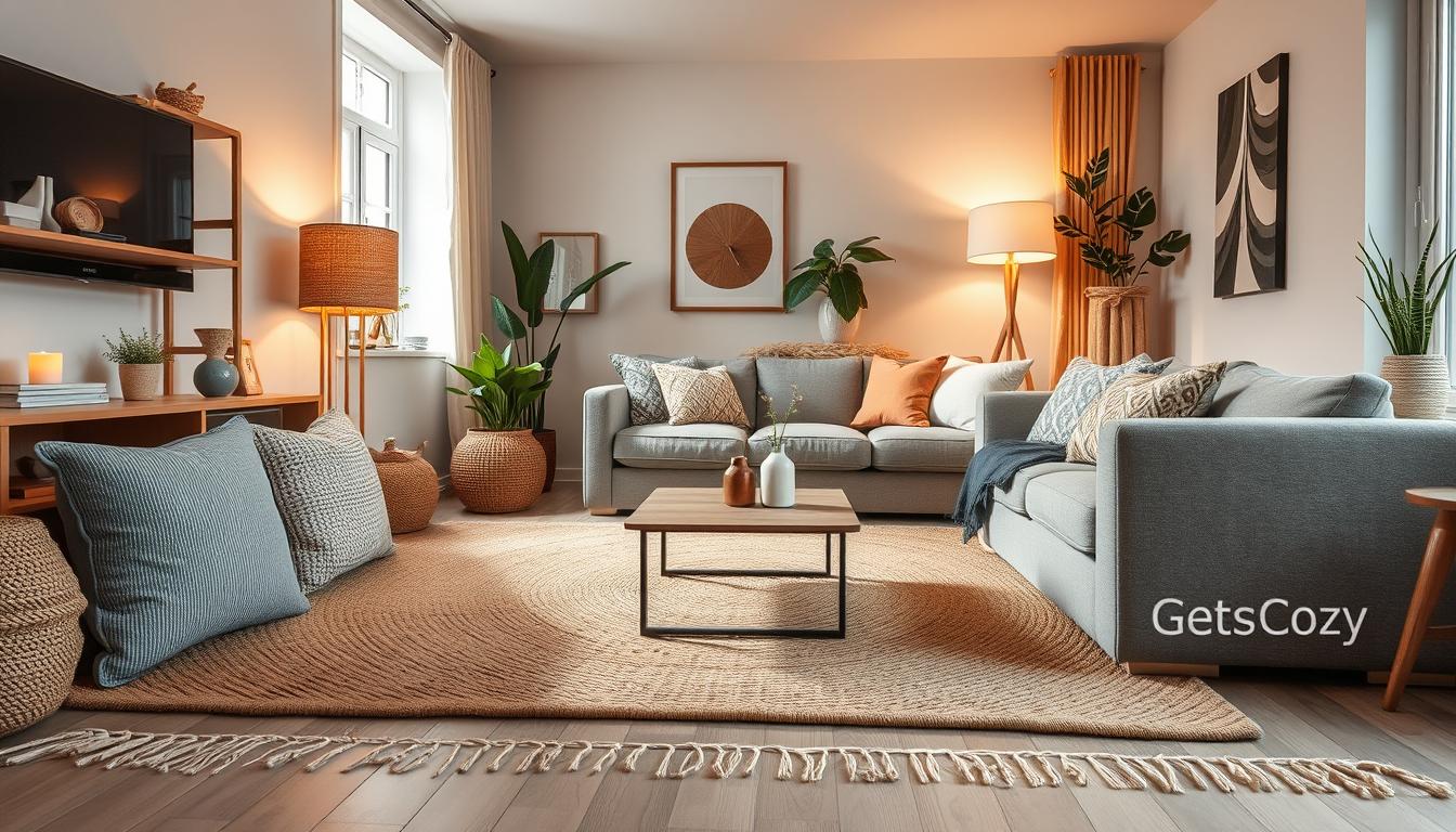 View of Cozy Modern Small Apartment Living Room Ideas & Tips