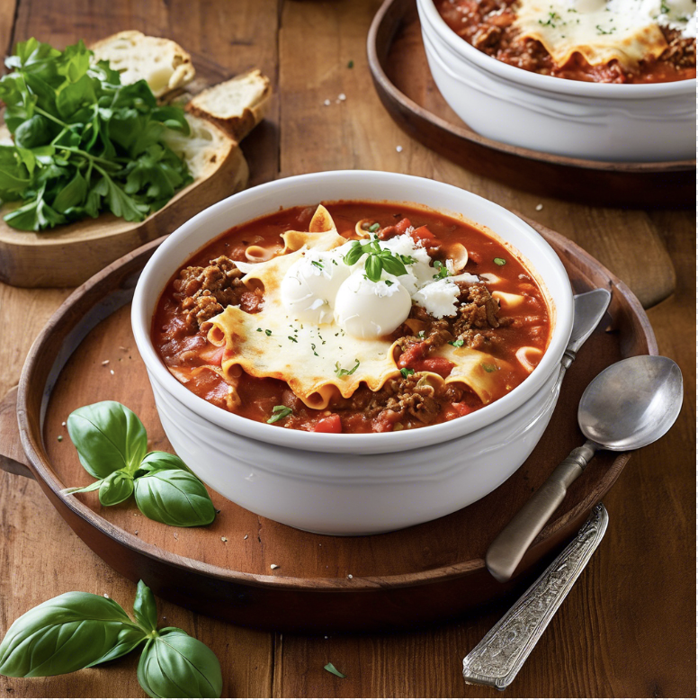 Quick and Easy Dinner Ideas Using Ground Beef: One-Pot Lasagna Soup
