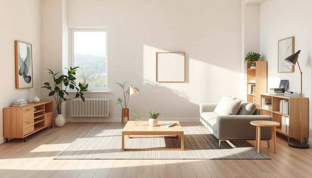 minimal apartment living room decor