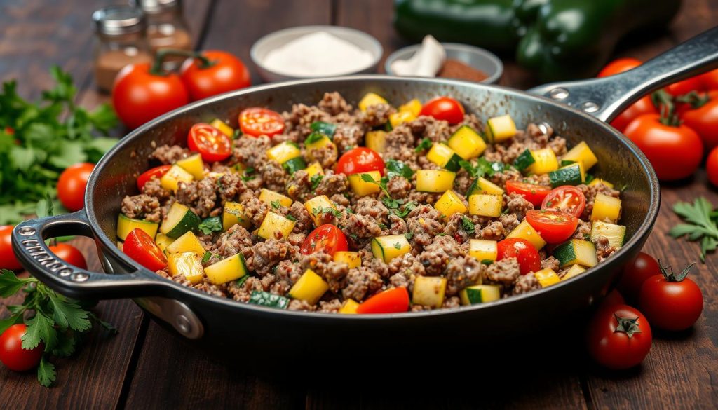 quick and easy dinner recipes with ground beef low carb